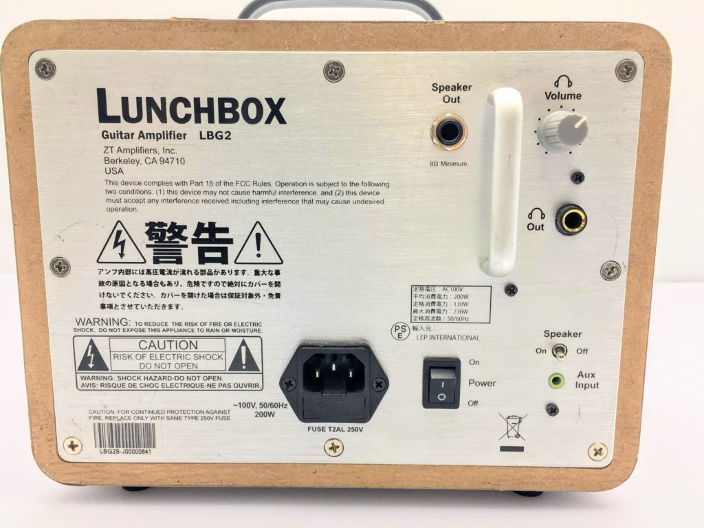 大阪府より、ギターアンプ ZT AMP Lunchbox LBG2を買取させて頂きました！